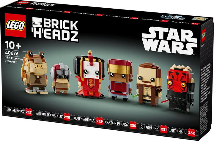 Image du produit LEGO La sombre menace (40676, LEGO Brickheadz, LEGO Star Wars)