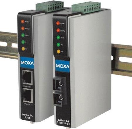 Image du produit Moxa NPort IA-5150-S-SC - 12/48 V - SNMP V1 - ICMP - IP - TCP - UDP - DHCP - BOOTP