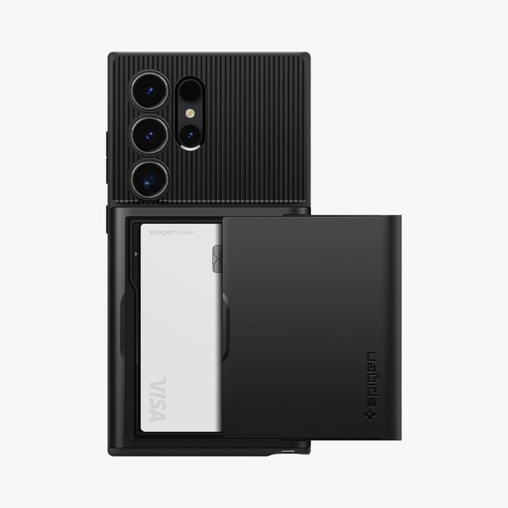 Actual product image Spigen Slim Armor CS S928 czarny/black ACS07306 (Samsung Galaxy S24 Ultra)