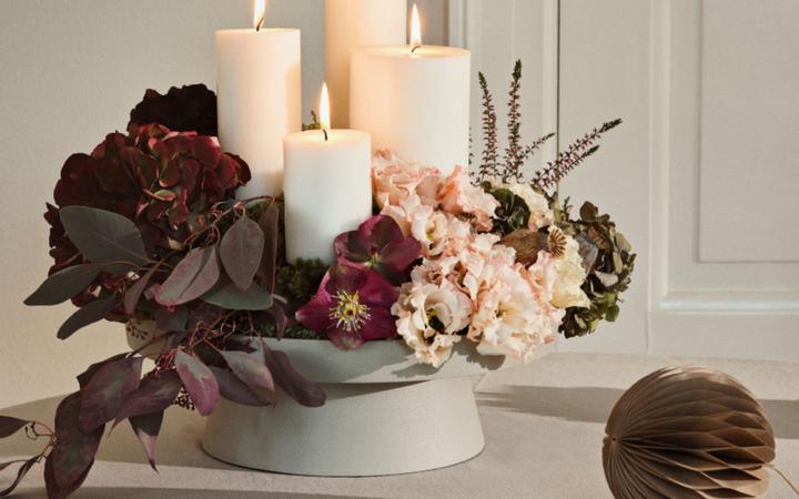 Immagine prodotto Broste Copenhagen Piatto per candele Holger in alluminio Ø 35 cm