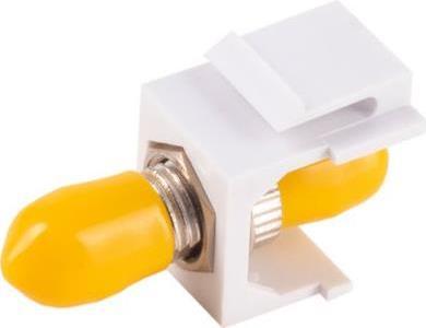 Image du produit Shiverpeaks S/CONN maximum connectivity Connecteur keystone fibre optique, ST-ST, simplex, SM, jaune