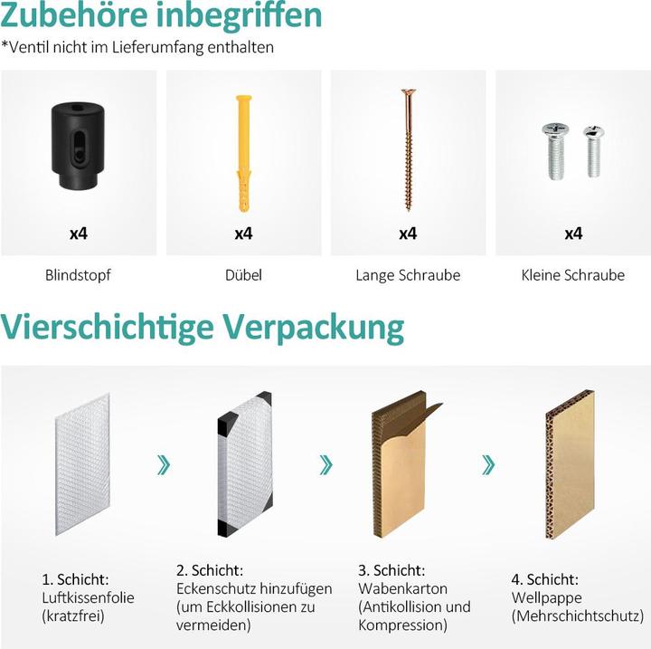 Produktbild Emke Badheizkörper Handtuchhalter Handtuchwärmer 100x40cm Anthrazit 478w
