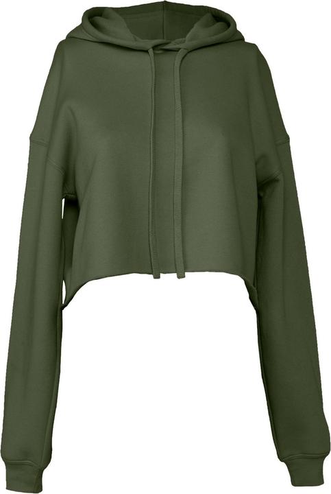Bella Canvas Frauen Fleece Crop Hoodie