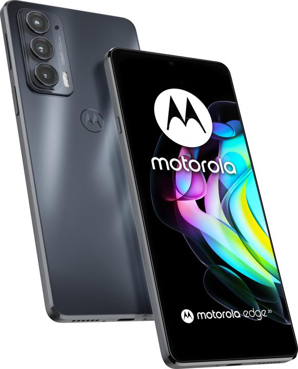 Actual product image Motorola Edge 20 (128 GB, Frost Gray, 6.70", Dual SIM, 108 Mpx, 5G)