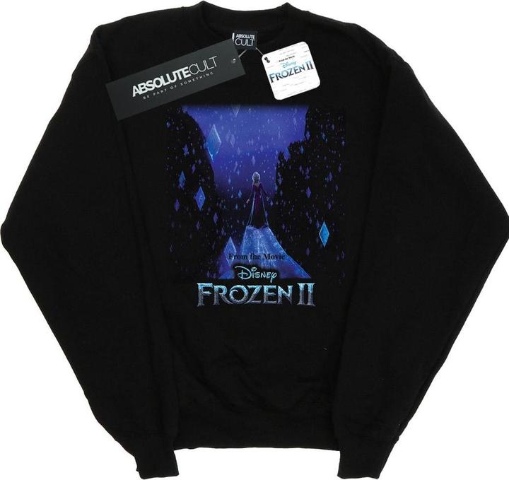 Actual product image Disney Girls Frozen 2 Elsa Diamond Elements Sweatshirt (140, 146)