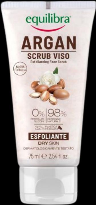 Equilibra EQUILIBRA Argan Exfoliating Face Scrub złuszczający peeling do twarzy Argan 75ml (Peeling, 75 ml)