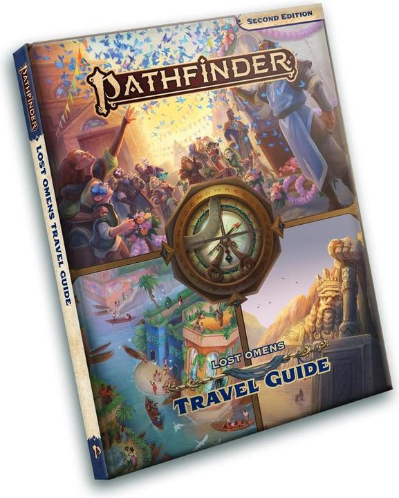 Produktbild Pathfinder Lost Omens: Travel Guide (P2) (Englisch, Jessica, Ron Lundeen, Nathan Ebert, Rigby Reinecke, Stephanie Natividad, Dana Knight, Ianara Nelson, Dustin Lascano, Dave Redekop, Aaron Lundeen, Bendele, 2022)