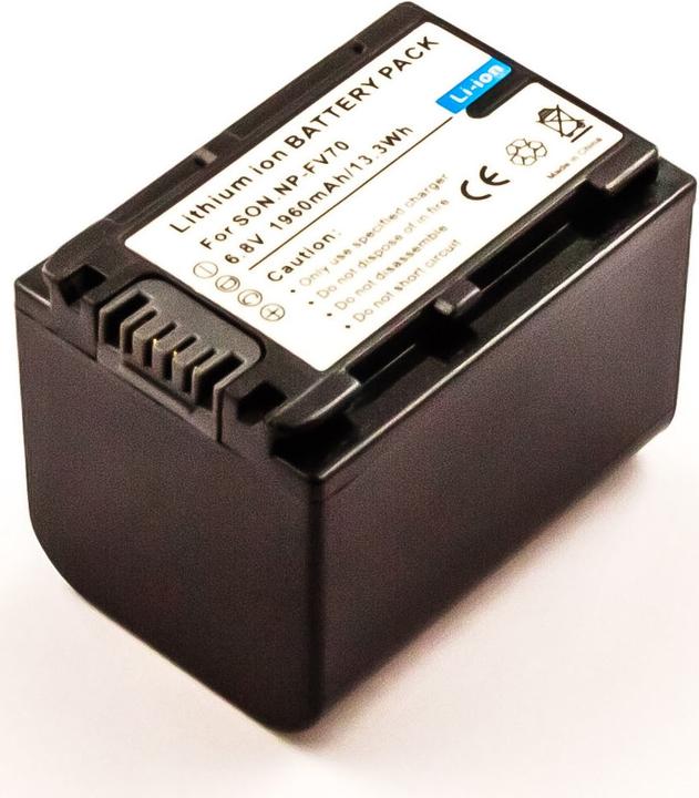 Produktbild AGI Akku kompatibel mit Sony HDR-CX410 - Akku - 1.500 mAh (Akku)