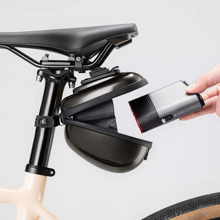 Produktbild Rockbros Rigid Hard Shell Compact Saddle Bag 0.4l - Black (0.40 l, Rahmentasche)