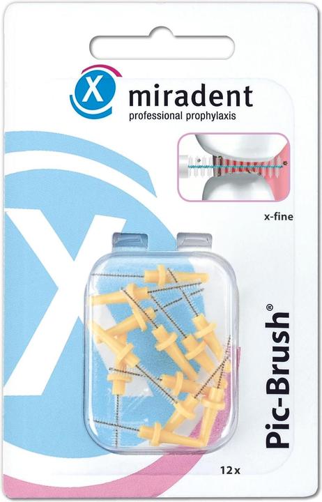 Produktbild Miradent Pic-Brush Refill Ersatzbürsten (12 x)