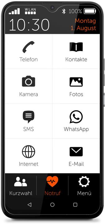 Image du produit Gigaset GS5 senior (64 Go, Gris titane foncé, 6.30", Double SIM, 48 Mpx, 4G)
