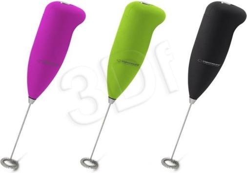 Actual product image Esperanza EKF001K Manual Milk Frother Latte Black
