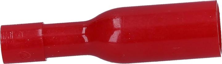 Image du produit Kalitec 100 connecteurs ronds RHVR4 rouges 0,5mm - 1,5mm² I isolés I 4mm de diamètre I 23mm de long