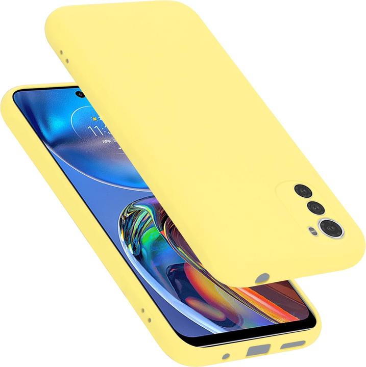 Actual product image Cadorabo TPU Liquid Silicone Case Cover for Motorola MOTO E32 4G / E32S (Motorola Moto E32s)
