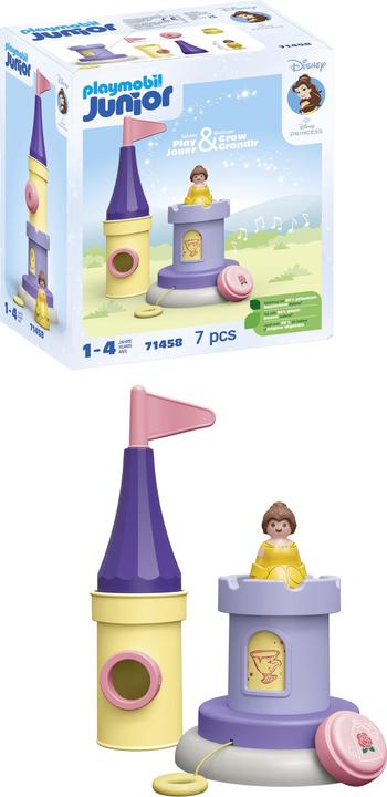 Produktbild Playmobil 1.2.3 & Disney: Belles Spielturm (71458, Playmobil Junior)