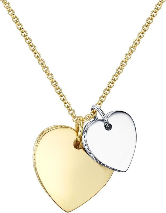 Lulu & Jane Damen Kette Herz Metall-Legierung - 35826 (Metall-Legierung)