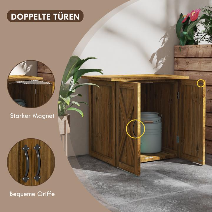 Image du produit Outsunny Armoire de jardin à double porte