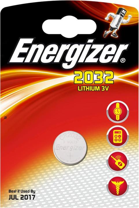 Energizer CR2032 Lithium (1 pcs, CR2032, 240 mAh)