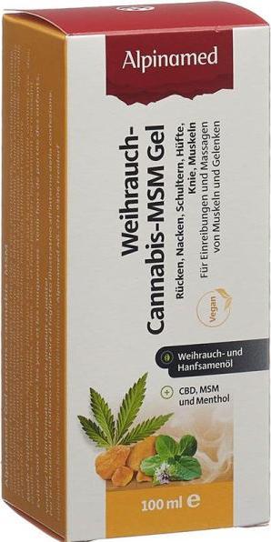 Produktbild Alpinamed Weihrauch Cannabis MSM Gel Gel (1 x, 200 ml, 280 g)