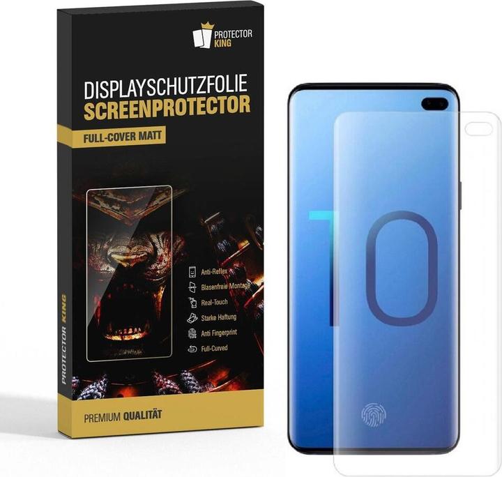 Actual product image Protectorking 3x premium matt anti-reflective screen protector (3 Piece, Samsung Galaxy S10+)