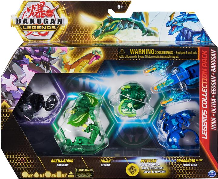 Actual product image Bakugan BTB Legends Collection 4 Pack S5