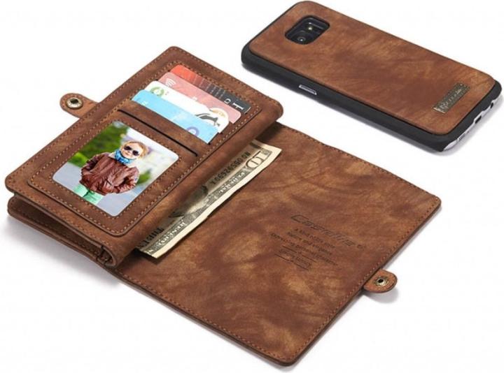 Immagine prodotto Caseme Samsung Galaxy S7 Edge Custodia per carte di credito a portafoglio in vera pelle (Samsung Galaxy S7 Edge)