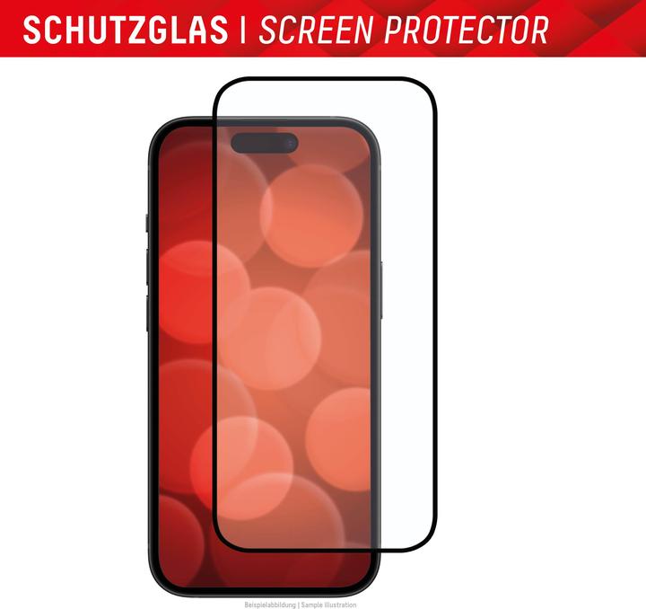 Productafbeelding Displex Real Glass, Full Cover Panzerglas (1 Stuk, Apple iPhone 15 Pro Max, Apple iPhone 15 Plus)