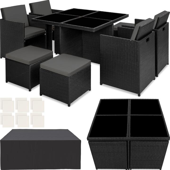 Image du produit tectake Salon de jardin MANHATTAN (100 cm)