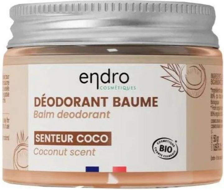 Endro Cosmétiques Deodorant natürlich Kokosnuss inklusive Spachtel 50 ml (Crème, 50 ml)