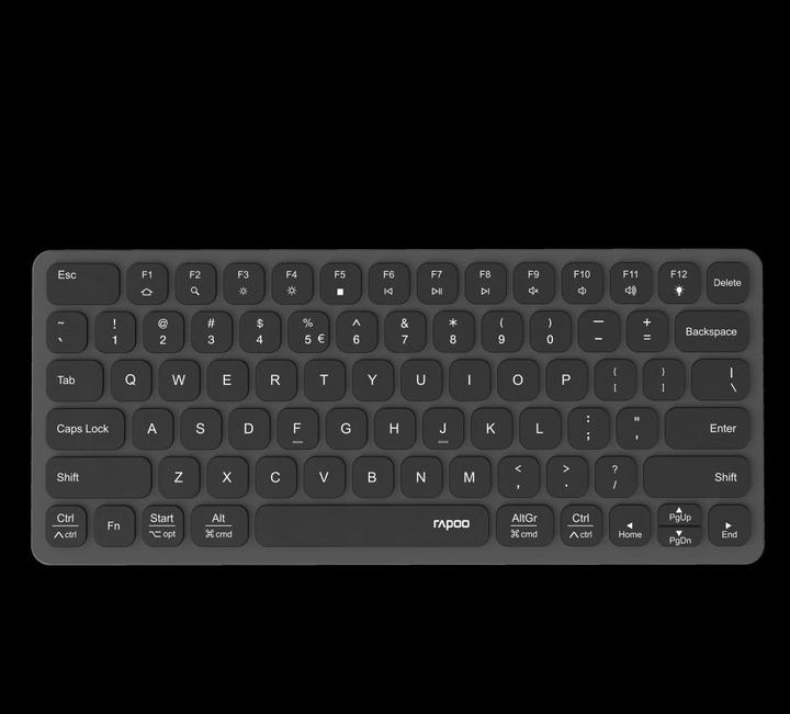 Actual product image Rapoo Keyboard With USB-C Adapter En (DE, Cable)