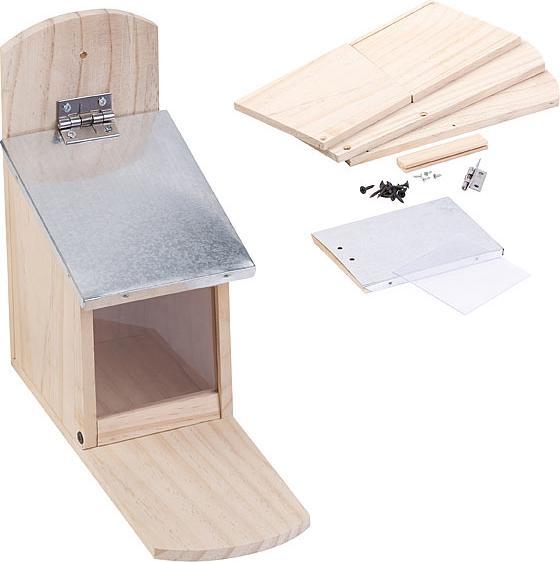 Actual product image Royal Gardineer Set of 2 weatherproof squirrel feeder, metal roof, kit