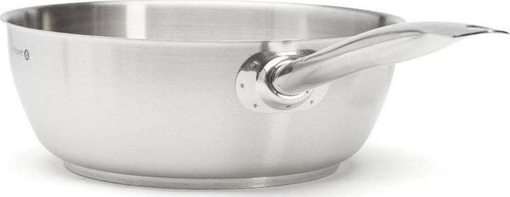 Actual product image de Buyer PRIM'APPETY sauté pan conical Ø28cm, induction (28 cm, Pot, Stainless steel)