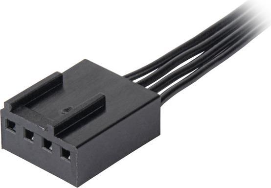 Actual product image Silverstone SST-VS140B-ARGB - VISTA Performance enhanced 140mm PWM ARGB fan, black (140 mm, 1 x)