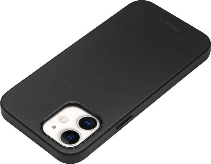 Actual product image QiAlino Coque cuir véritable (compatible MagSafe) (Apple iPhone 12)