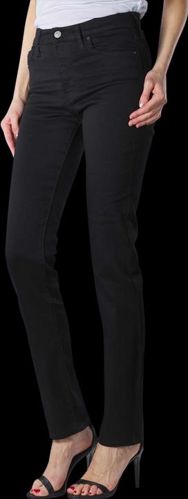 Actual product image Levis 724 Jeans High Rise Straight soft black (W24/L30)