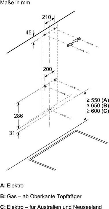 Actual product image Bosch Hausgeräte DWB67IM50 (Wall hood)