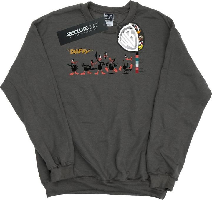 Looney Tunes Daffy Duck Colour Code Sweatshirt (S)