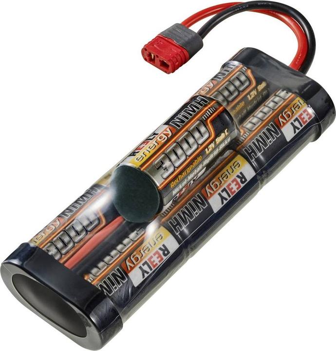 Produktbild Reely Modellbau-Akkupack (NiMh) 8.4 V 3000 mAh Zellen-Zahl: 7 Sub-C Hump T-Ste (8.40 V, 3000 mAh)