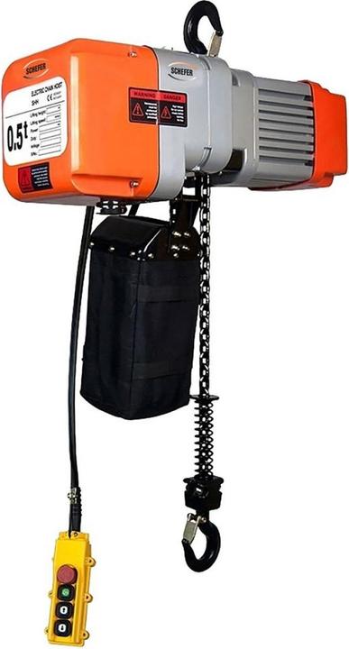 Actual product image Schefer - Elektrokettenzug EKZ Eco Professional, Tragfähigkeit 0,50 t, 1 Kettenstrang
