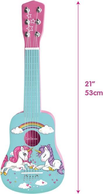 Image du produit Lexibook Licorne Ma première guitare en bois 21 pouces / 53cm