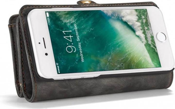 Actual product image Caseme Apple iPhone 8 Real Leather Wallet Card Case (Apple iPhone 8)