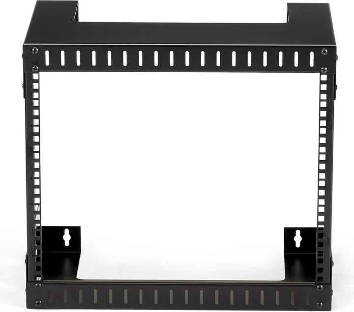 Actual product image StarTech 8U 19 Inch Open Frame Wall Mountable Equipment Rack - 30cm Deep - Steel Wall Mount Rack (8 RU, 19 inch rack)