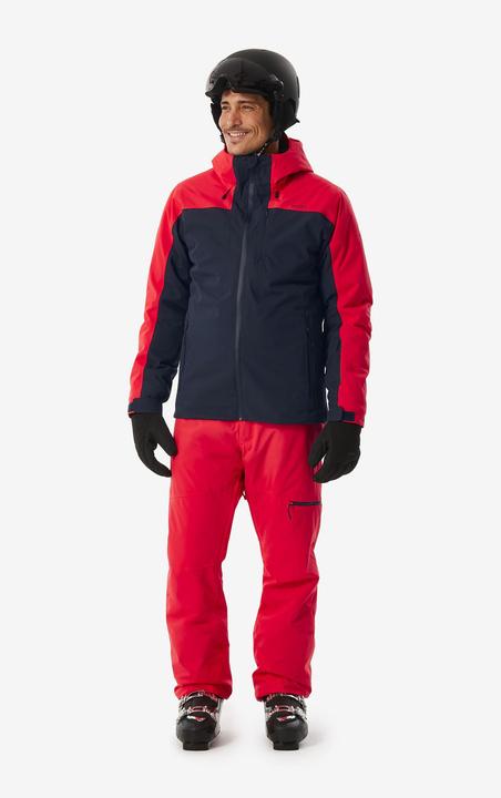 Produktbild Wedze Skijacke Herren warm und wasserdicht - 500 marineblau/rot (XXL)
