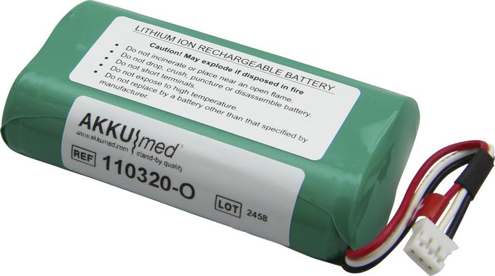 Produktbild AccuCell Akku Infusionspumpe Volumat Agilia - Typ 179033-R2 (1 Stk., Gerätespezifisch, 2200 mAh, Ladegerät inkl. Akku)