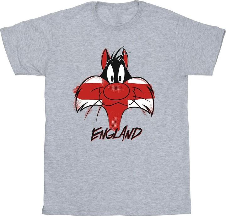 Immagine prodotto Looney Tunes Sylvester England Face Maglietta Uomo (XL)