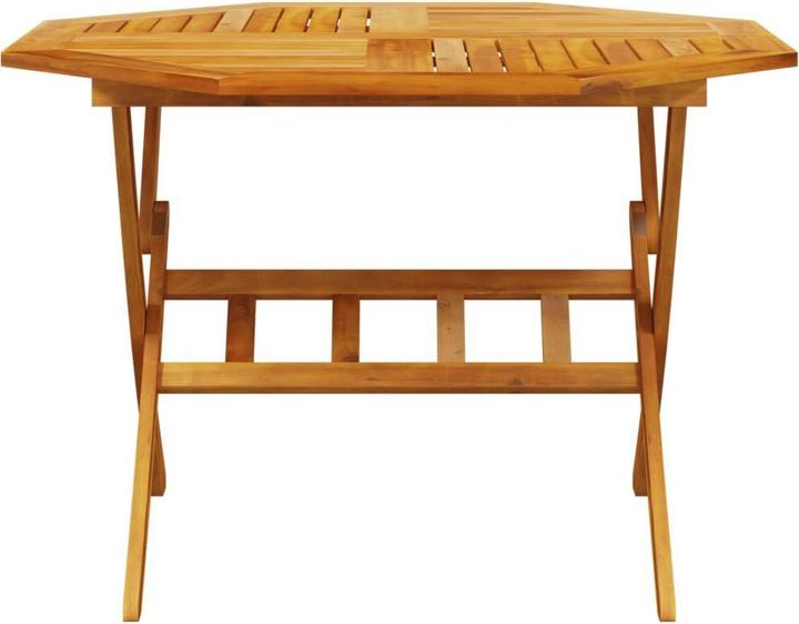 Immagine prodotto VidaXL Gartentisch Klappbar Ø110 x 75 cm Akazie (110 cm)