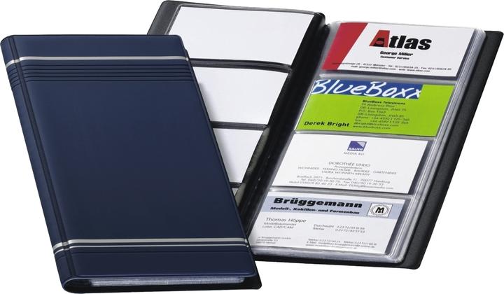 Produktbild Durable Visitenkartenbuch Visifix für 96 Visitenkarten, Blau (90 x 57 mm)
