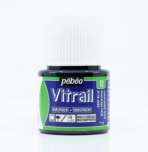 Immagine prodotto Pebeo Vitrail Trasparente (Blu scuro, 45 ml)