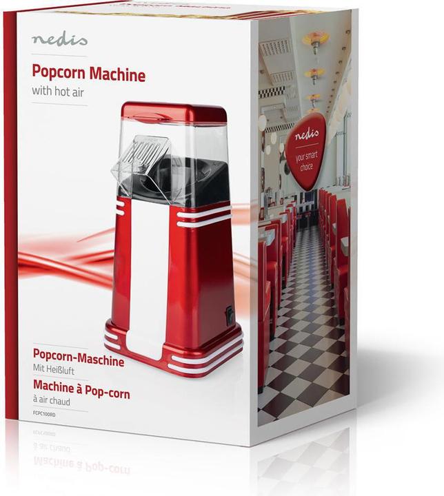 Produktbild Nedis FCPC100RD Popcorn-Mashine, Rot