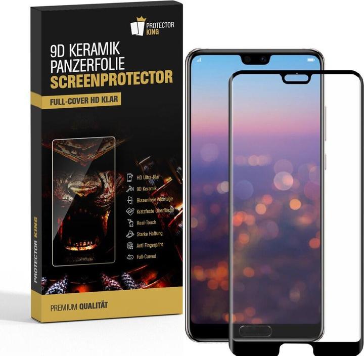 Actual product image Protectorking 3x Ceramic-Glass Full Cover HD Klar (3 Piece, Huawei P20 Pro)